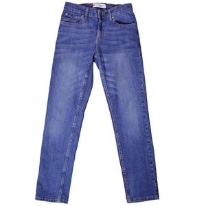 Levis 502 Jeans Boys 12 Reg Blue Casual‎ Adjustable Waist Flex Denim Fits26.5x27